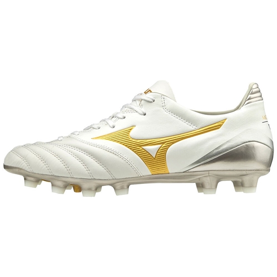 Mizuno Morelia Neo KL II Focicipő Női Fehér / Arany | GLOZ-36920