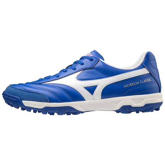 Mizuno Morelia Sala Classic TF Focicipő Férfi Kék / Fehér | CBHO-28649