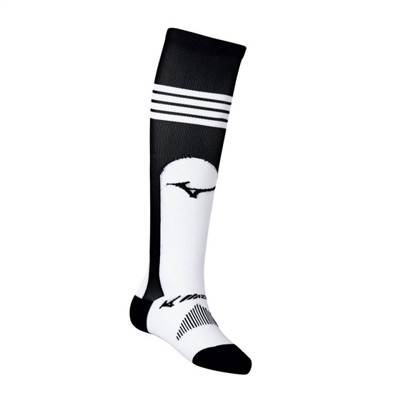 Mizuno Performance OTC Stirrup Baseball Zokni Női Fekete | YCEM-83710