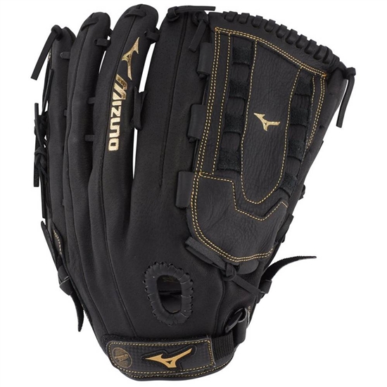 Mizuno Premier Series Slowpitch Softball 14" Gloves Női Fekete / Arany | KCDV-03487