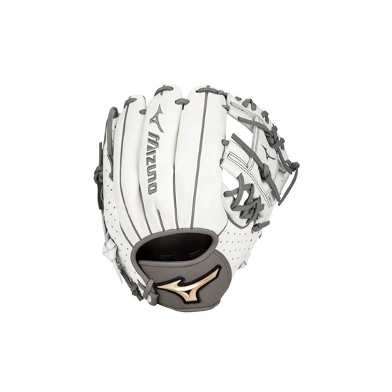 Mizuno Prime Elite Infield Fastpitch Softball 11.5" Gloves Női Fehér / Szürke | SADJ-37618