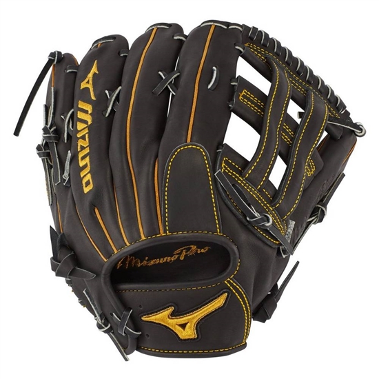 Mizuno Pro Outfield Baseball Gloves Férfi MélyFekete | DQRW-69438