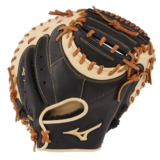 Mizuno Pro Select Baseball 33.5" Catchers Mitt Női Fekete | GPKU-81673