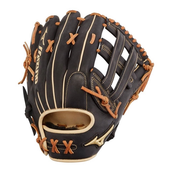 Mizuno Pro Select Outfield Baseball Glove 12.75" Gloves Női MélyFekete | NKOZ-09728