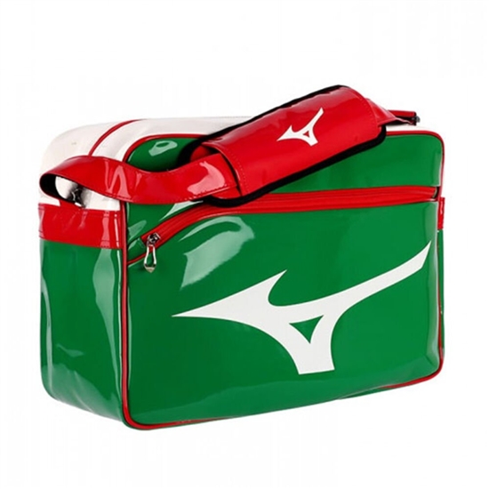 Mizuno RB Enamel M Táska Női Zöld / Piros | YDIK-18602