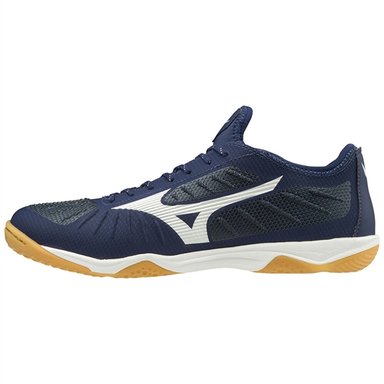 Mizuno Rebula Sala Elite Indoor Focicipő Férfi Kék / Fehér | EIUD-85206