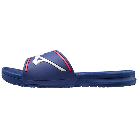 Mizuno Relax Slide 2 Papucs Férfi Kék / Fehér | KJGN-29063