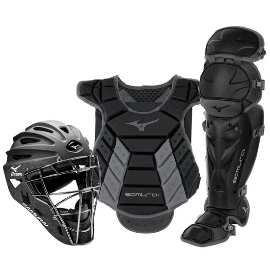 Mizuno Samurai Boxed Set 13-14" Catchers Gear Női Fekete / Szürke | SQIJ-68417