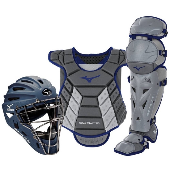 Mizuno Samurai Boxed Set 14-15" Catchers Gear Női Szürke / Sötétkék | YZPX-69285