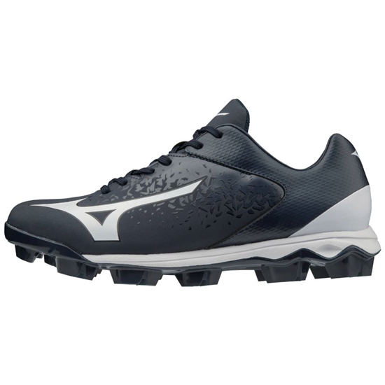 Mizuno Select Nine TPU Low Molded Baseball Cipő Férfi Sötétkék / Fehér | VKDG-57031