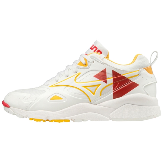 Mizuno Sky Medal Shape of Time Tornacipő Férfi Fehér / Piros | CQBY-37815