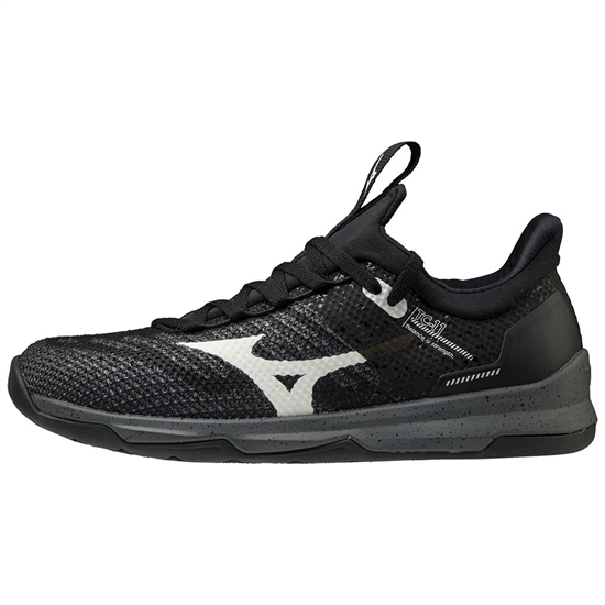 Mizuno TC-11 Tornacipő Női Fekete / Fehér | TEJU-29517