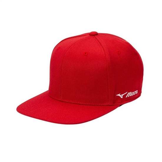 Mizuno Team Snapback Hat Férfi Piros | ZCKP-03912