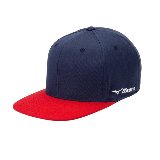 Mizuno Team Snapback Hat Női Sötétkék / Piros | AKSO-26509