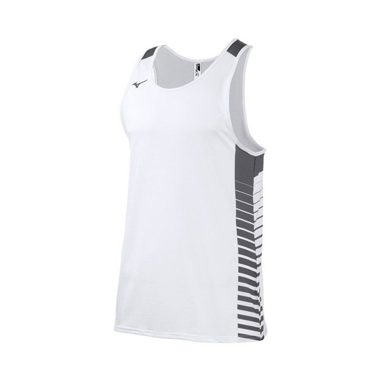 Mizuno Team Tank Top Férfi Fehér | JAHQ-96785