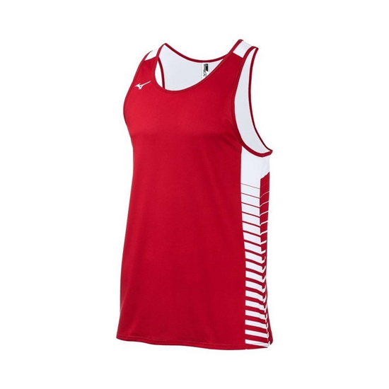 Mizuno Team Tank Top Férfi Piros | OCXJ-87103