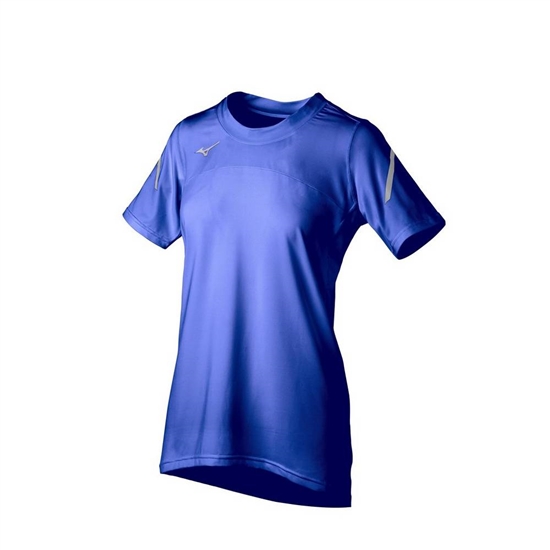 Mizuno Techno VII Rövid Sleeve Jersey Női Királykék | LPTK-28709