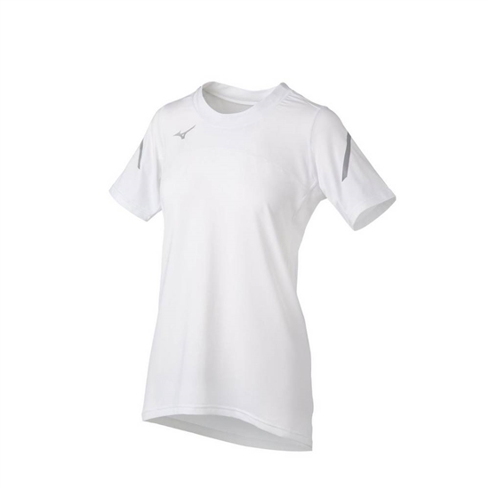 Mizuno Techno VII Rövid Sleeve Jersey Női Fehér | OQFN-74253