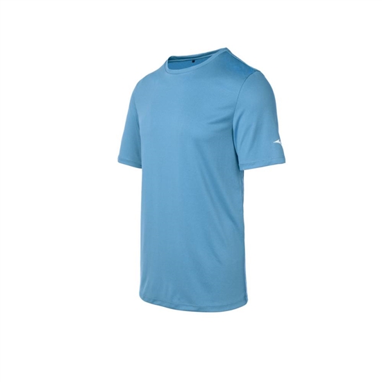 Mizuno Tee T shirts Férfi Világos Kék | RWVE-09568