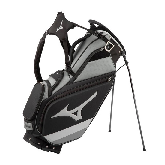 Mizuno Tour 14-Way Stand Táska Férfi Fekete / Szürke | CKWF-02754