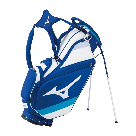 Mizuno Tour 14-Way Stand Táska Női Kék / Fehér | LSCV-68719