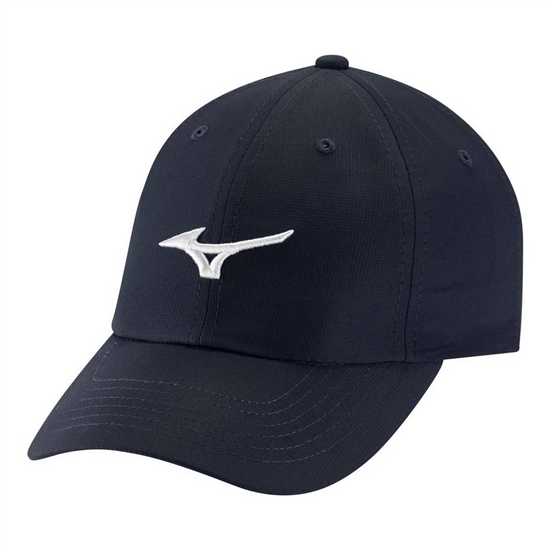 Mizuno Tour Adjustable Könnyű Small Fit Golf Hat Női Sötétkék / Fehér | MQSE-16589