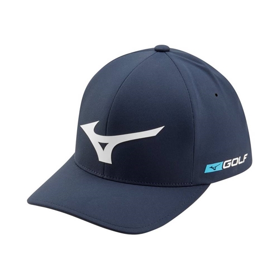 Mizuno Tour Delta Golf Hat Férfi Sötétkék / Fehér | NART-48652