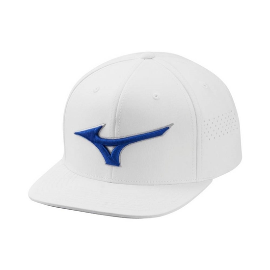 Mizuno Tour Lapos Snapback Hat Férfi Fehér | USQC-89352