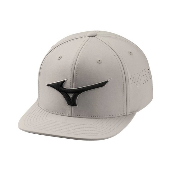 Mizuno Tour Lapos Snapback Hat Férfi Szürke | SXOD-02478