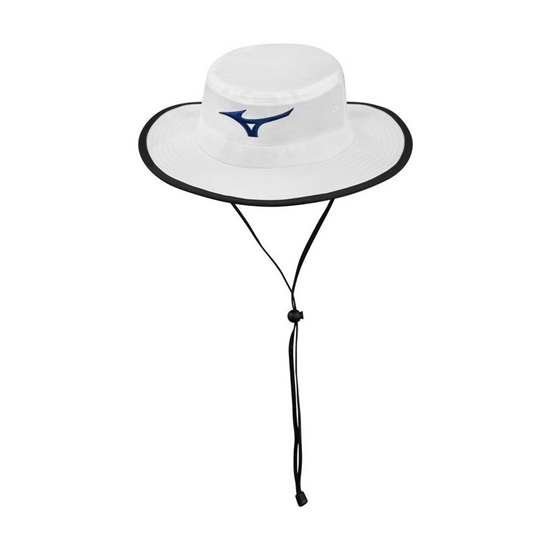 Mizuno Tour Sun Hat Férfi Fehér / Sötétkék | ICRY-60451