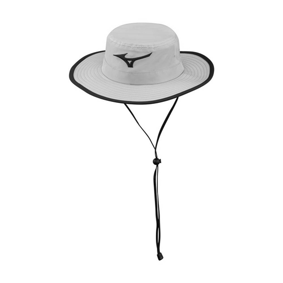 Mizuno Tour Sun Hat Női Szürke / Fekete | NZVT-65901