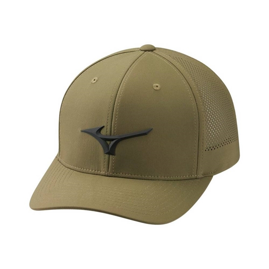 Mizuno Tour Vent Adjustable Hat Férfi SötétOlivazöld | JQNB-79340