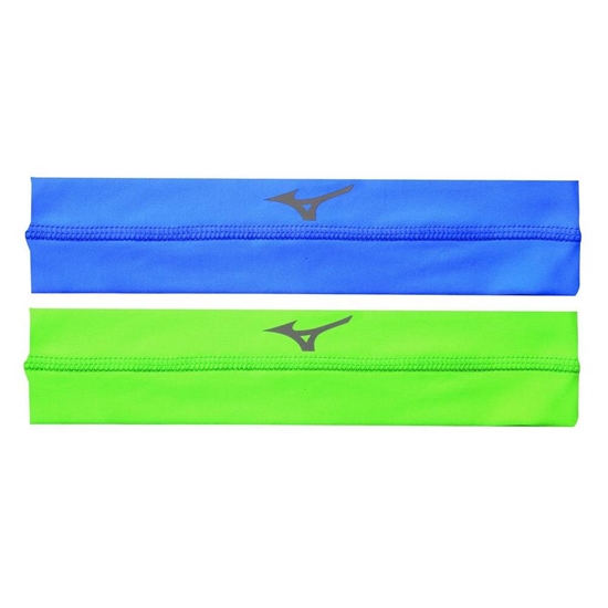 Mizuno Viktory Volleyball Headband Férfi Kék / Zöld | CZJA-26157