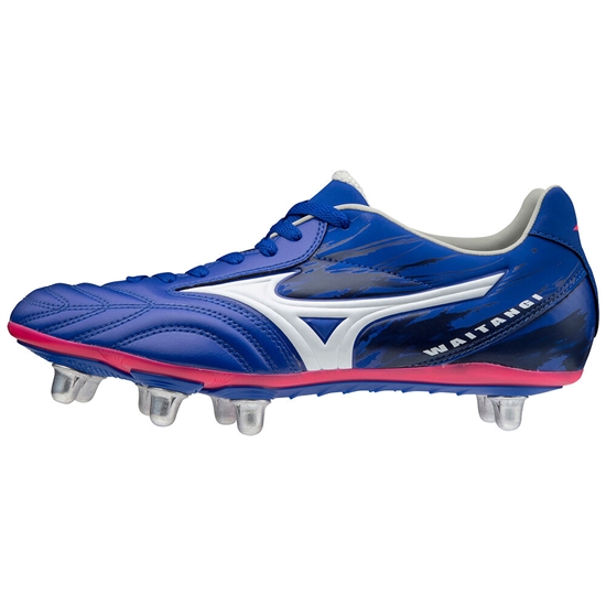 Mizuno WAITANGI PS Rögbi Cipő Férfi Kék / Fehér | JBNE-09635