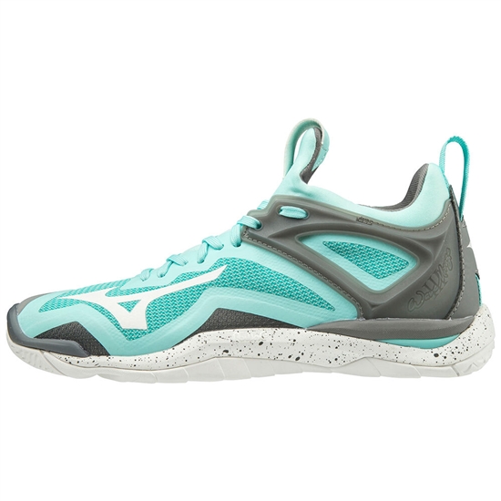 Mizuno WAVE MIRAGE 3 Kézilabda Cipő Női Kék / Fehér / Szürke | GUYR-60125