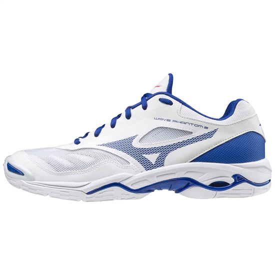 Mizuno WAVE PHANTOM 2 Kézilabda Cipő Férfi Fehér / Kék / Rózsaszín | NUSE-21574