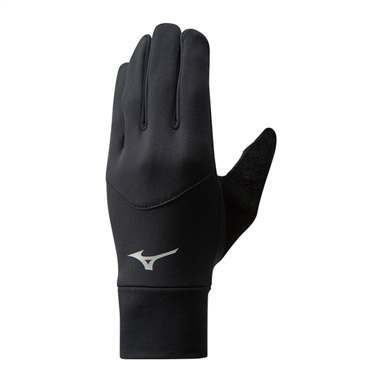 Mizuno Warmalite Running Gloves Férfi Fekete | XOLR-23180