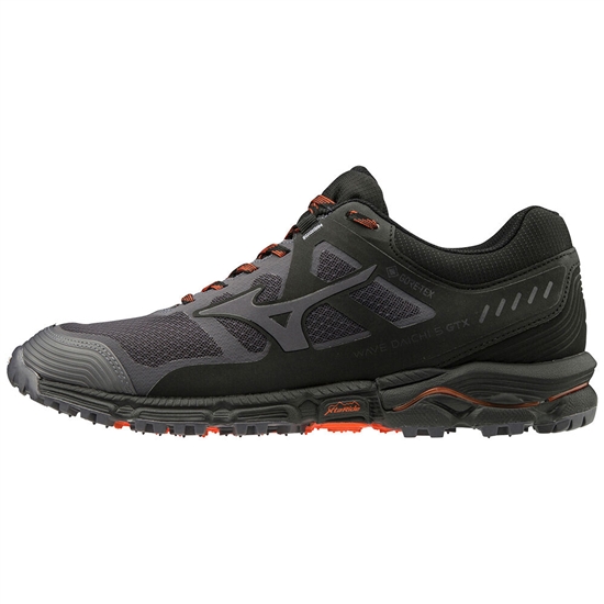 Mizuno Wave Daichi 5 GTX Trail Futócipő Férfi Fekete | NMCV-78041