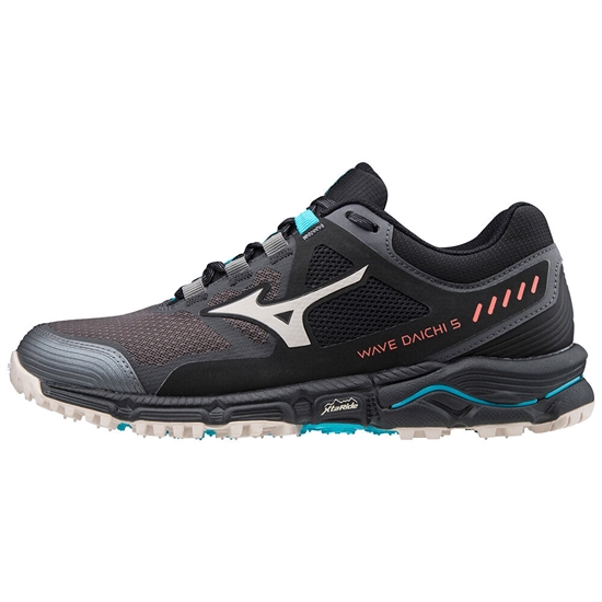 Mizuno Wave Daichi 5 Trail Futócipő Női Fekete / Szürke / Kék | LFSU-35867