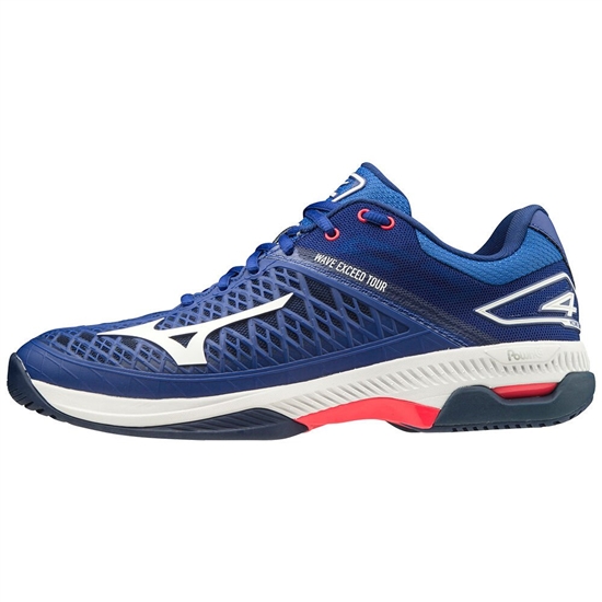 Mizuno Wave Exceed Tour 4 Ac Teniszcipő Női Kék / Fehér / Rózsaszín | HMYE-86137