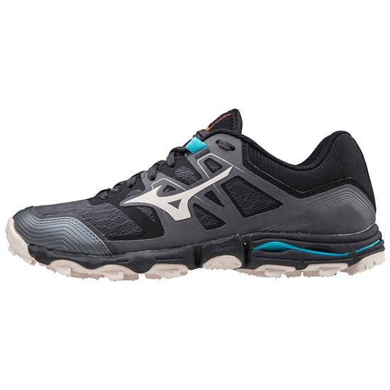 Mizuno Wave Hayate 6 Trail Futócipő Női Fekete / Szürke / Kék | HEMC-67289