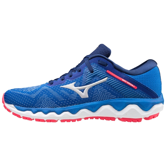 Mizuno Wave Horizon 4 Futócipő Női Kék / Rózsaszín | NBDU-63920