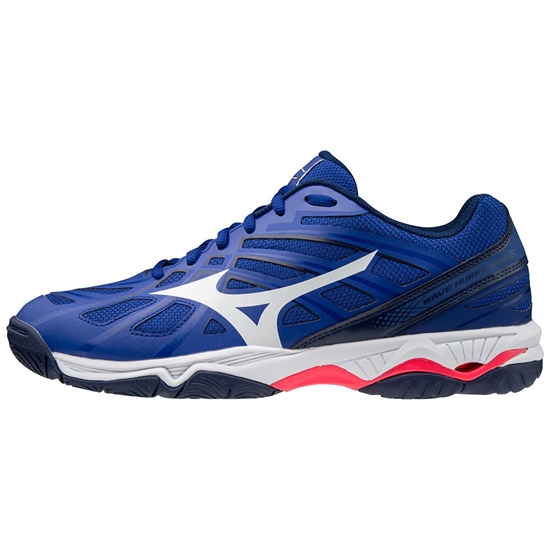 Mizuno Wave Hurricane 3 Röplabda Cipő Férfi Kék / Fehér / Rózsaszín | DEVQ-70964