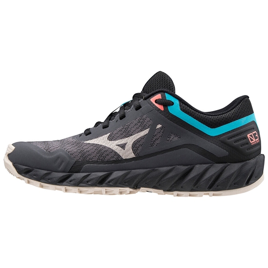 Mizuno Wave Ibuki 3 Trail Futócipő Női Fekete / Szürke / Kék | OLDS-47526