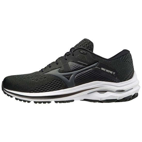 Mizuno Wave Inspire 17 2E Wide Futócipő Férfi SötétSzürke | QAMB-81075