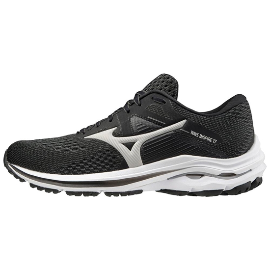 Mizuno Wave Inspire 17 D Wide Futócipő Női SötétSzürke | EOGC-49538