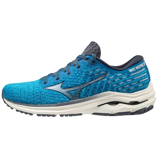 Mizuno Wave Inspire 17 WAVEKNIT Futócipő Férfi Kék | LDAC-17403