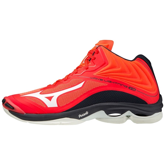 Mizuno Wave Lightning Z6 Mid Röplabda Cipő Női Piros / Fehér / Fekete | UOTG-28613