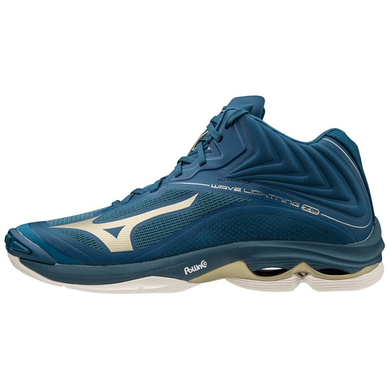 Mizuno Wave Lightning Z6 Mid Röplabda Cipő Női Kék | WXJR-64853