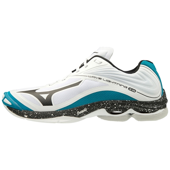 Mizuno Wave Lightning Z6 Röplabda Cipő Férfi Fehér / Fekete / Kék | FJVO-92853